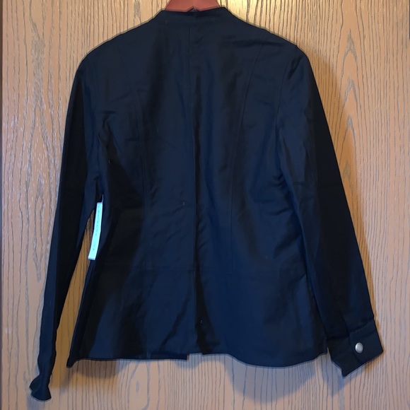 Black button up blazer/ jacket. Size 12. Pursuits ltd. - Picture 2 of 5